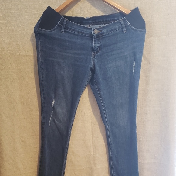 Maternity Denim Low Rise Size Large! - Picture 6 of 6